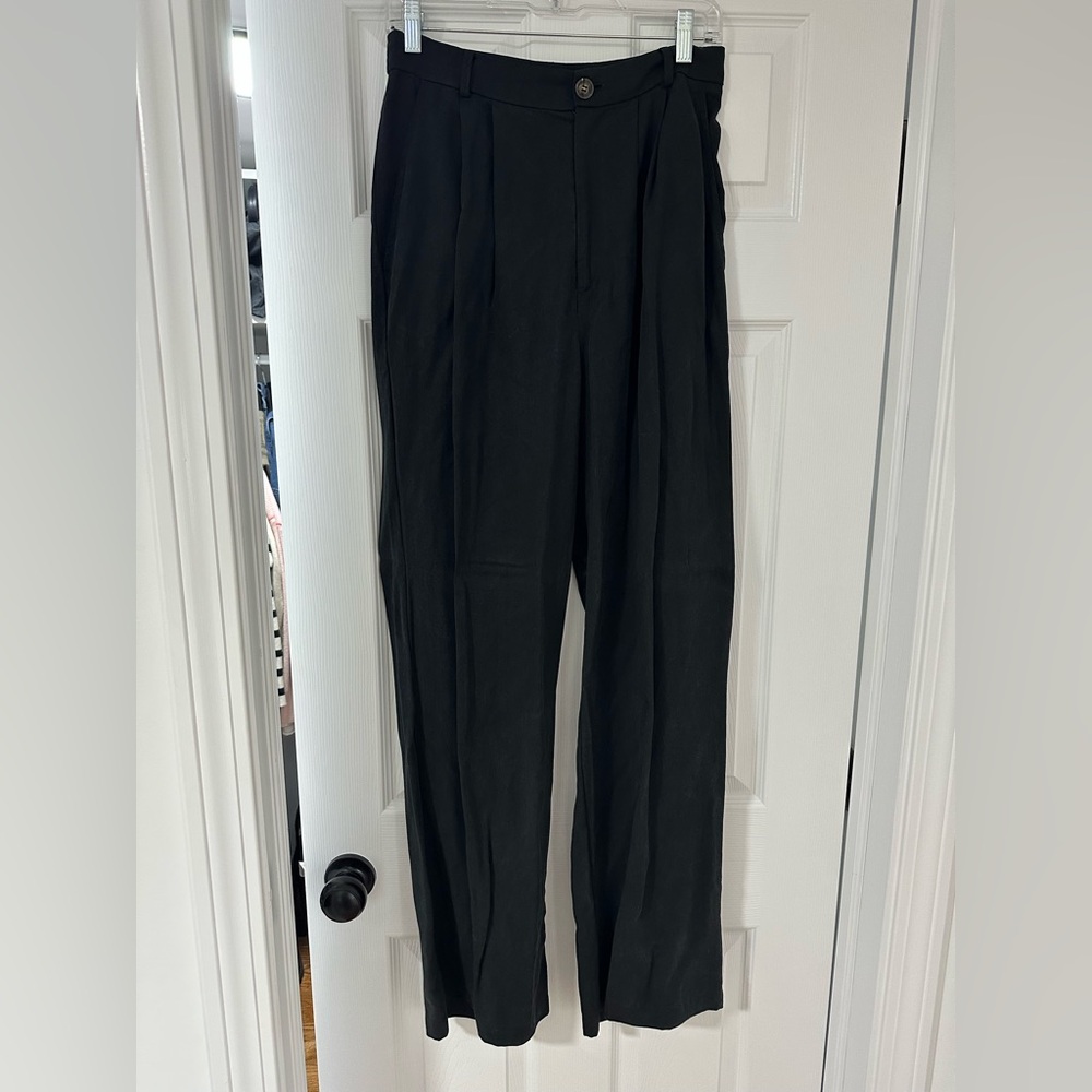 Reformation Mason Pant Black - Size 6